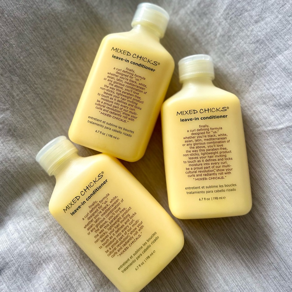 Bundle of three Mixed chicks leave in conditioner